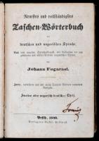 Fogarasi János: Legujabb és legteljebb német és magyar zseb-szótár. / Neuestes und vollständigstes T...