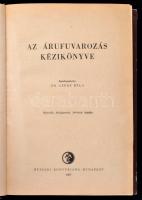 Czére Béla: Az árufuvarozás kézikönyve. Bp., 1957, Műszaki. Félvászon kötésben, jó állapotban