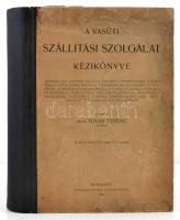 Toldy Ferenc: A vasúti szállítási szolgálat kézikönyve. Bp., 1935, Stephaneum. Foltos félvászon kötésben.