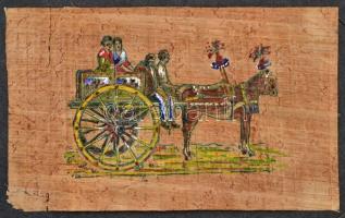 1937 Olaszországi és líbiai családi körutazás fotóalbuma, 147 fotóval, illusztrált vászon fotóalbumb...