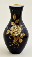 Wallendorf rózsa mintás váza, kézzel festett, jelzett, hibátlan, m:17,5 cm