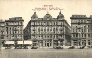 Budapest VII. Erzsébet körút, Grand Hotel Royal nagyszálloda, Schneller Sándor üzlete (EK)