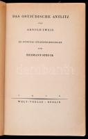 Zweig, Arnold: Das ostjüdische Antlitz. Zu fünfzig Steinzeichnungen von Hermann Struck. Berlin, 1920...
