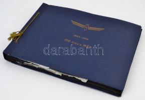 1868-1968 A 100 éves a MÁV .rendes és széles nyomtávú mozdonyainak emlékalbuma. Ősszeállította: Jámb...