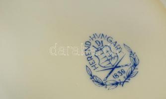 Herendi Viktória mintás kosár. Hibátlan, jelzett. / Herend chinaware 17x15 cm