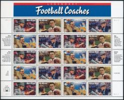 Football coaches mini sheet, Amerikai futball edzők kisív