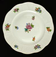 Herendi Eton mintás süteményes tál, kézzel festett, jelzett, hibátlan, 4 db, d: 16,5 cm