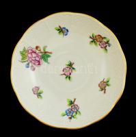 Herendi Eton mintás mokkás tál, kézzel festett, jelzett, hibátlan, 6 db, d: 11,5 cm