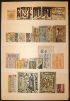 Ausztria 1920-as évek eleje 340db szükségpénz duplákkal + Német Birodalom 40db T:I(jelentős része) II,III,IV(kevés)