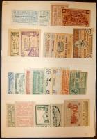 Ausztria 1920-as évek eleje 340db szükségpénz duplákkal + Német Birodalom 40db T:I(jelentős része) I...