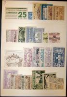 Ausztria 1920-as évek eleje 340db szükségpénz duplákkal + Német Birodalom 40db T:I(jelentős része) I...