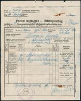 1918 Kivonat a katonai ellátási törvény határozmányaiból nyugdíjas rokkantak számra, fizetési meghag...