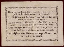 1849. 30kr "Kossuth bankó" T:II