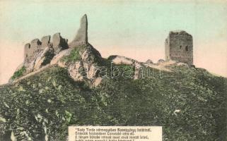 Torockószentgyörgy, Coltesti; várrom. Wernes István kiadása / castle ruins