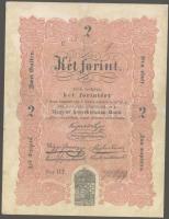 1848. 2Ft "Kossuth bankó" T:restaurált