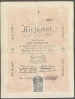 1848. 2Ft "Kossuth bankó" T:restaurált