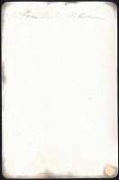 cca 1870 Steinbach István (?-?) pesti közjegyző(?) portréja, keményhátú fotó Simonyi pesti műtermébő...