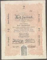 1848. 2Ft "Kossuth bankó" T:restaurált