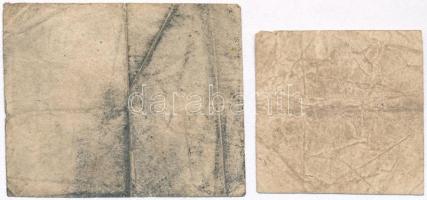 Komárom 1849. 5kr 3mm-es betűk + 10kr 3mm-es betűk T:III,III- kis ly.  Hungary / Komárom 1849. 5 Kre...