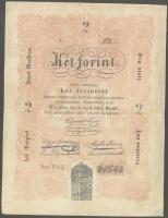 1848. 2Ft "Kossuth bankó" T:restaurált