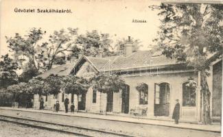 Szakálháza, Sacalaz; Vasútállomás / railway station (EK)
