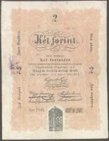 1848. 2Ft "Kossuth bankó" T:restaurált