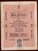 1848. 2Ft "Kossuth bankó" T:restaurált