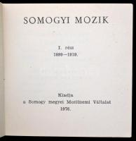 Vegyes minikönyv tétel, 3 db:

Mautner József-Szántó József-Torma Károly: Somogyi Mozik I. rész: 1...