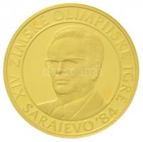 Jugoszlávia 1982. 5000D Au "1984 Téli Olimpia" (8g/0.900) + 1983. 5000D Au "1984 Téli...