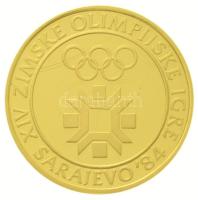 Jugoszlávia 1982. 5000D Au "1984 Téli Olimpia" (8g/0.900) + 1983. 5000D Au "1984 Téli...