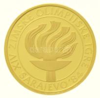 Jugoszlávia 1982. 5000D Au "1984 Téli Olimpia" (8g/0.900) + 1983. 5000D Au "1984 Téli...