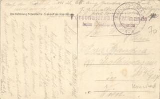 1916 Brassó, Kronstadt, Brasov; Brassó felszabadítása. Hősök temetője télen a Lövölde téren / Die Be...