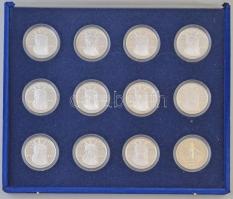 Amerikai Egyesült Államok 1986. "100 éves a Szabadságszobor" emlékérem szett, 12xklf: &quo...