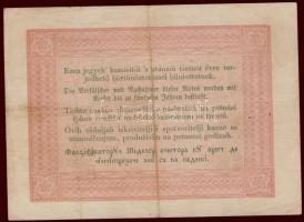 1848. 5Ft "Kossuth bankó" vörösbarna ritkább hátoldali második sorban ékezet + ékezet romá...