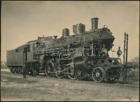 cca 1920-1930 Ganz-mozdony, fotó, 13×17,5 cm