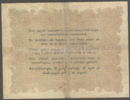 1848. 10Ft "Kossuth bankó" a kézzel írott sorozatszám után pont! T:III/III-