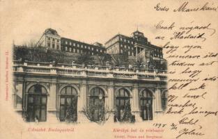 1898 Budapest I. Királyi lak és várbazár. Grassmann kiadása