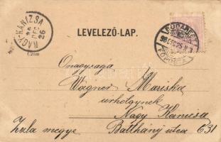 1898 Budapest I. Királyi lak és várbazár. Grassmann kiadása