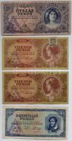 1945. 500P + 10.000P (2x) + 1.000.000P + 100.000.000P (3x) + 1.000.000.000P mindegyik hamis "Re...