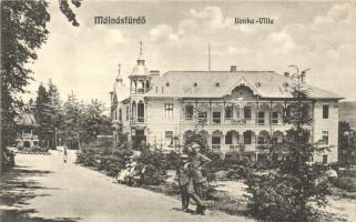 Málnásfürdő, Malnas Bai; Ilonka villa. Adler fényirda / villa