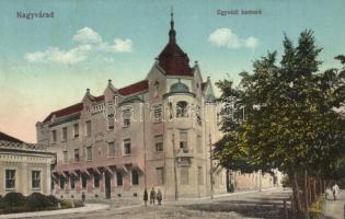 Nagyvárad, Oradea; Ügyvédi kamara / attorneys chamber + piros K.u.K. cenzúra bélyegző