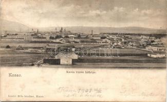 Kassa, Kosice; látkép. László Béla kiadása / general view