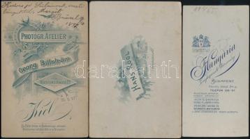 cca 1910-1930 4 db különféle keményhátú fotó érdekes témákban (mariazelli zarándokok, portré, stb.),...