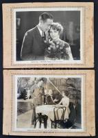 cca 1933 5 db amerikai filmfotó, kartonra ragasztva, 20,5×25,5 cm