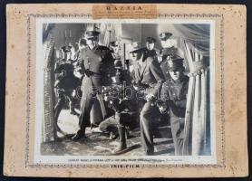 cca 1933 5 db amerikai filmfotó, kartonra ragasztva, 20,5×25,5 cm