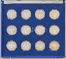 Amerikai Egyesült Államok 1987. "We the People" ezüst emlékérem szett, 12xklf: "The s...