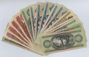 17db-os vegyes magyar forint bankjegy tétel T:III