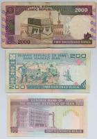 Irán 1982- 200R + 1985- 100R + 1986- 2000R T:I,III-
Iran 1982- 200 Rials + 1985- 100 Rials + 1986- ...