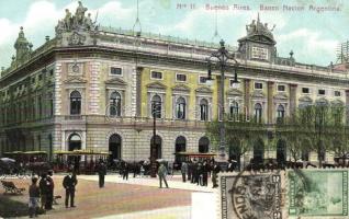 Buenos Aires, Banco Nacion Argentina / National Bank of Argentina, trams. TCV card