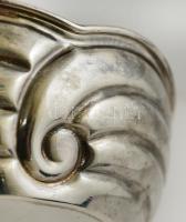 Ezüst (Ag.) tál, jelzett, d:16,5 cm, nettó:173 g